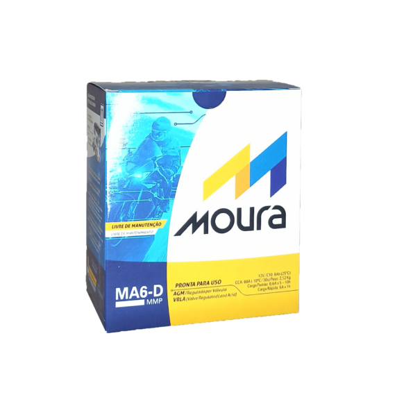 Bateria Moura Moto - MA6-D - 6 Ah