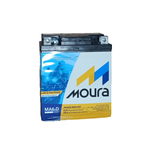 Bateria Moura Moto - MA6-D - 6 Ah
