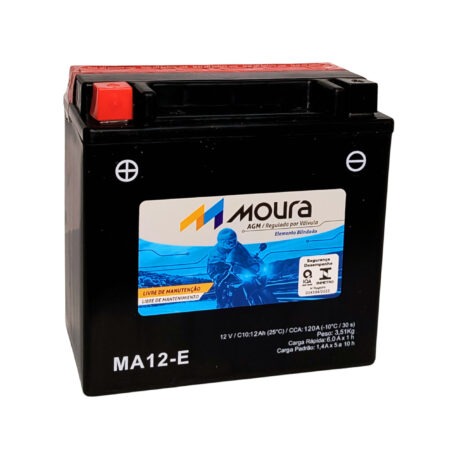 Bateria Moura Moto - MA12-E - 12 Ah