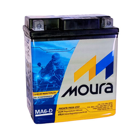 Bateria Moura Moto - MA6-D - 6 Ah