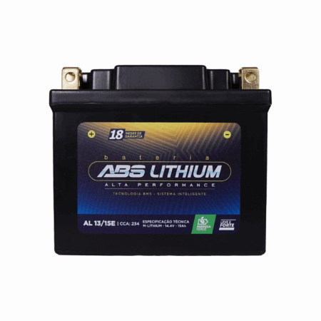ABS Lithium - AL 13/15E - 15Ah (YTX12-BS / MBTX12UHD / XTZ12-BS / MA12-E / MBR14-BS / MBR11-VP)