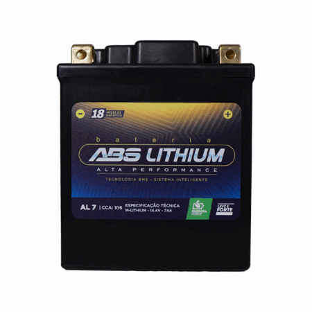 ABS Lithium - AL 7 - 7Ah (YTX7L-BS / MTX7L / ETX6LS / MA6-D / MBR7-BS)